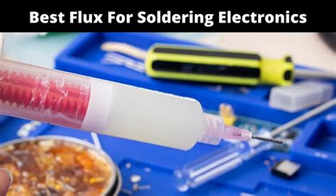 liquid soldering flux for electronics